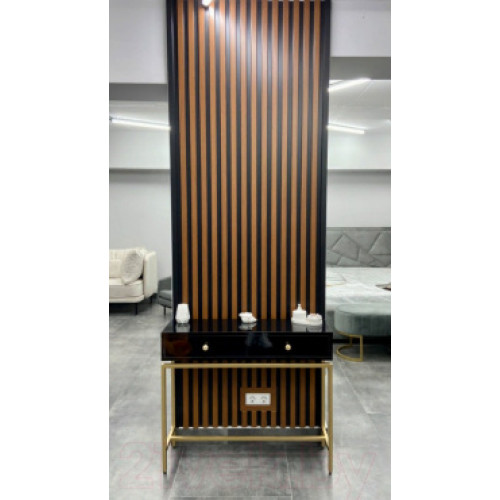 Реечная панель WellMaker ПН-43 МДФ Мокка 2800x123x12