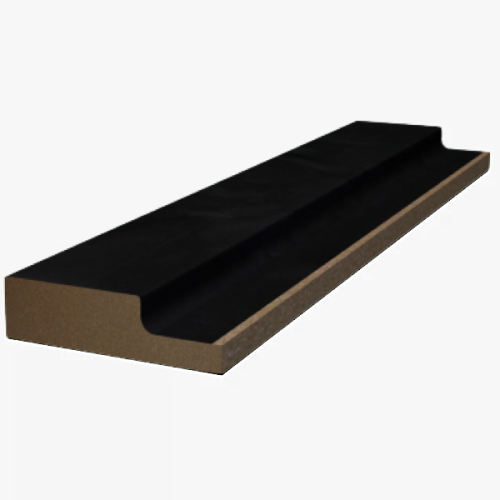 Финишная рейка для реечной панели WellMaker ПНл-43 Блэк 2800x44x12 левая