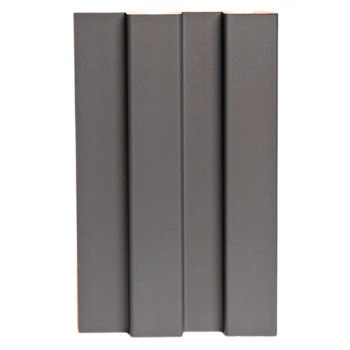 Реечная панель WellMaker ПН-37 МДФ Графит 2800x123x19