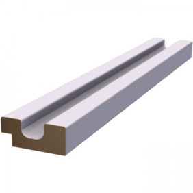 Финишная рейка для реечной панели WellMaker ПНп-38 Белабел 2800x29x12 правая